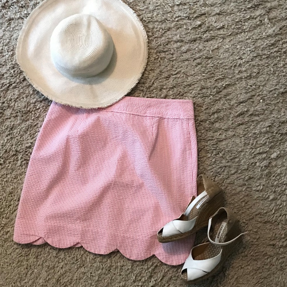 Vineyard Vines Seersucker Skirt - Size 8